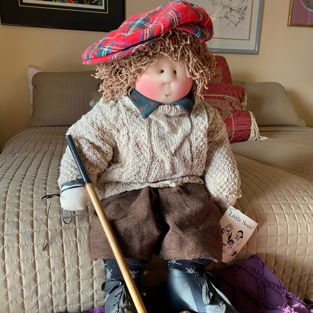 Little Souls Doll Golfer “Sergio” Signed 2000